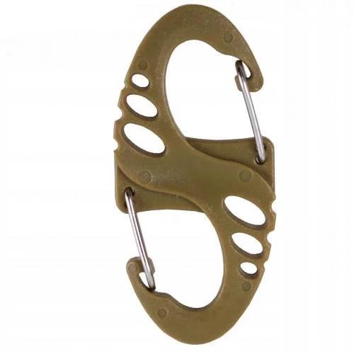 Карабин Mil-Tec S-образный 10 шт. Coyote (13458405)