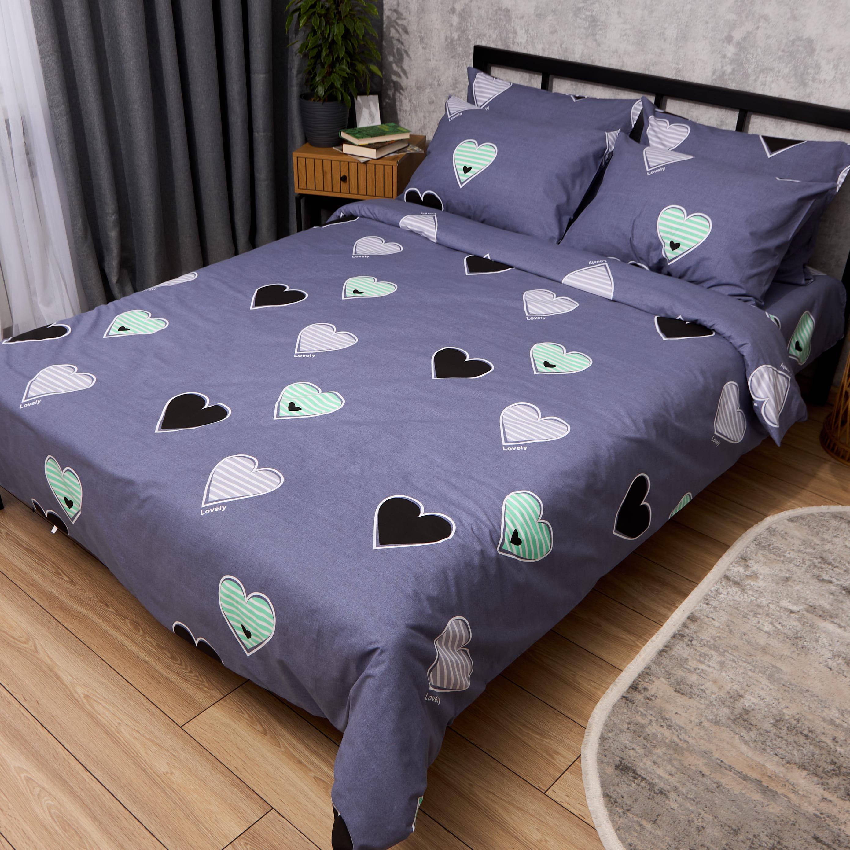 Комплект постільної білизни Moon&Star Бязь Gold Люкс Velora King Size 220x240 см наволочки 2 шт. 70х70 см (MS-820015472)