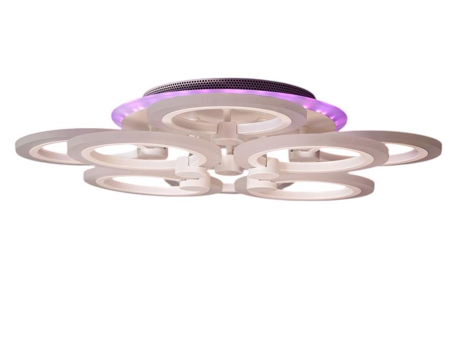 Люстра потолочная с диммером и LED подсветкой 110W (A8022/4/4WH 3col dim) - фото 2 Люстра потолочная с диммером и LED подсветкой 110W (A8022/4/4WH 3col dim) - фото 2