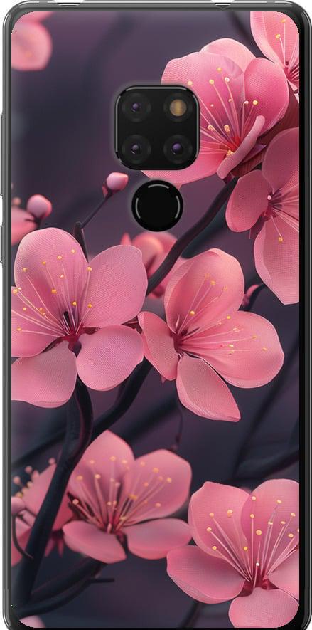 Чехол на Huawei Mate 20 Пурпурная сакура (6075t-1578-42517)