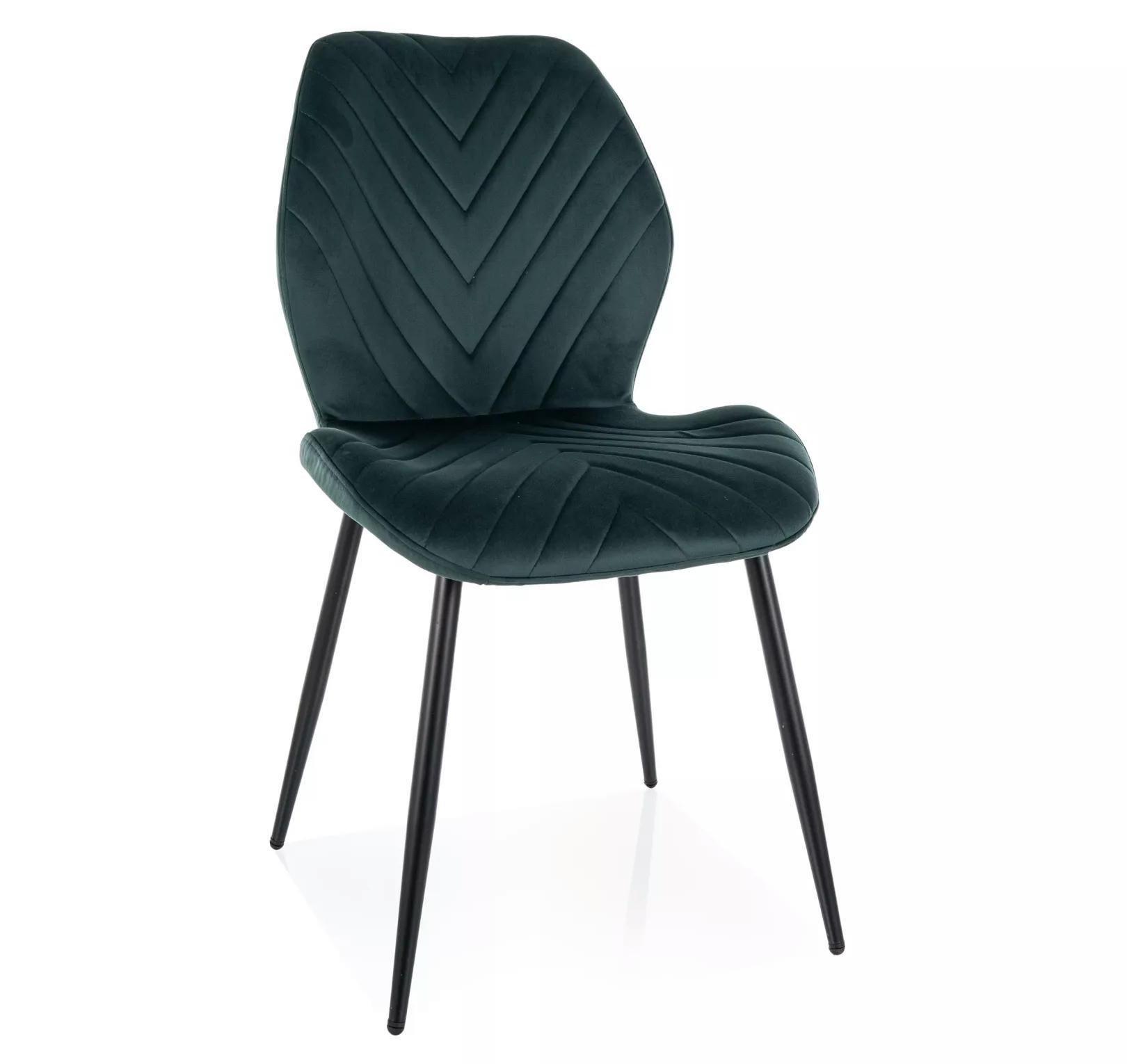 Стул кухонный Signal MIKE VELVET Черный/Зеленый (BL.78MIKEVCZ) - фото 1 Стул кухонный Signal MIKE VELVET Черный/Зеленый (BL.78MIKEVCZ) - фото 1