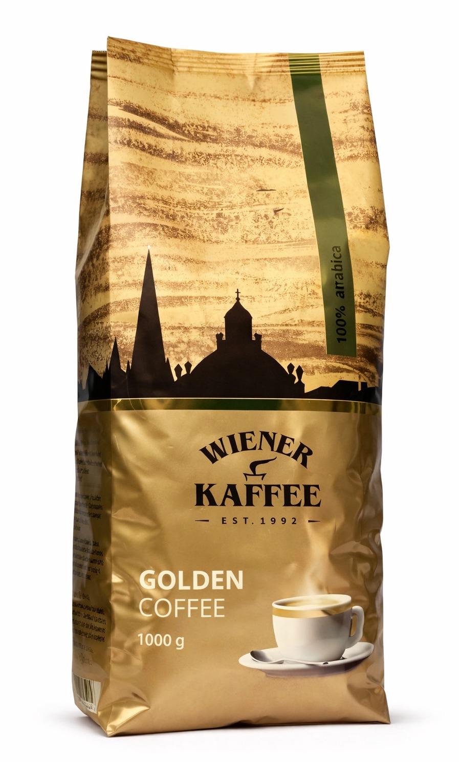 Кофе Віденська Кава Lvivska Golden Coffee зерно 1 кг (56836)