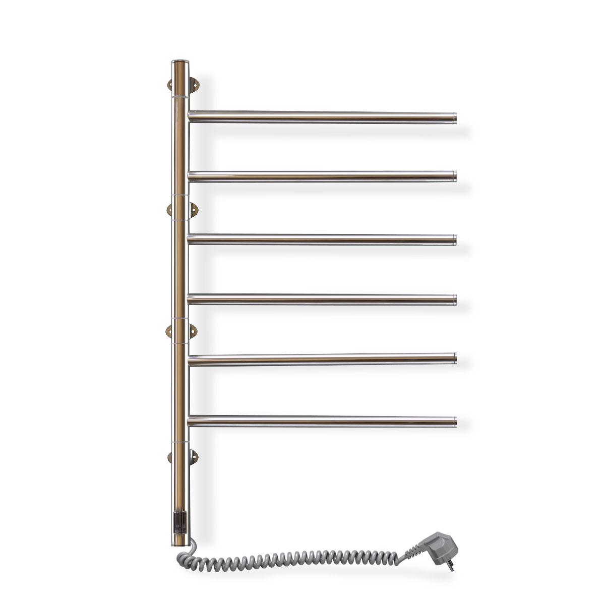 Рушникосушарка електрична NAVIN регулятор з таймером 51-100 Вт 480x800 мм Хром (E10-023033-4880)