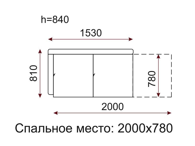 Диван дитячий МАКСІ-Меблі Антошка Різнокольоровий (10349) - фото 5