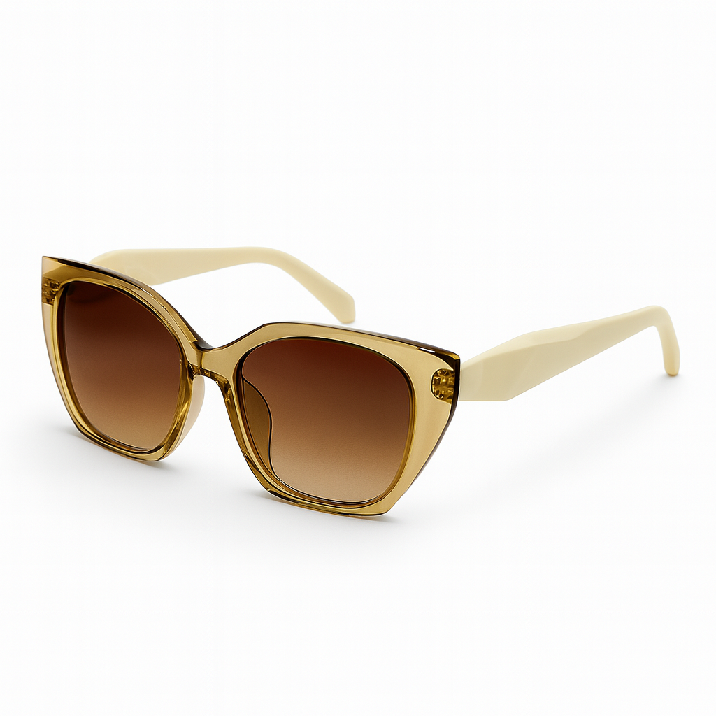 Окуляри для зору фотохромні жіночі пластикова оправа C2 +3.0 Світло-коричневий (7051)