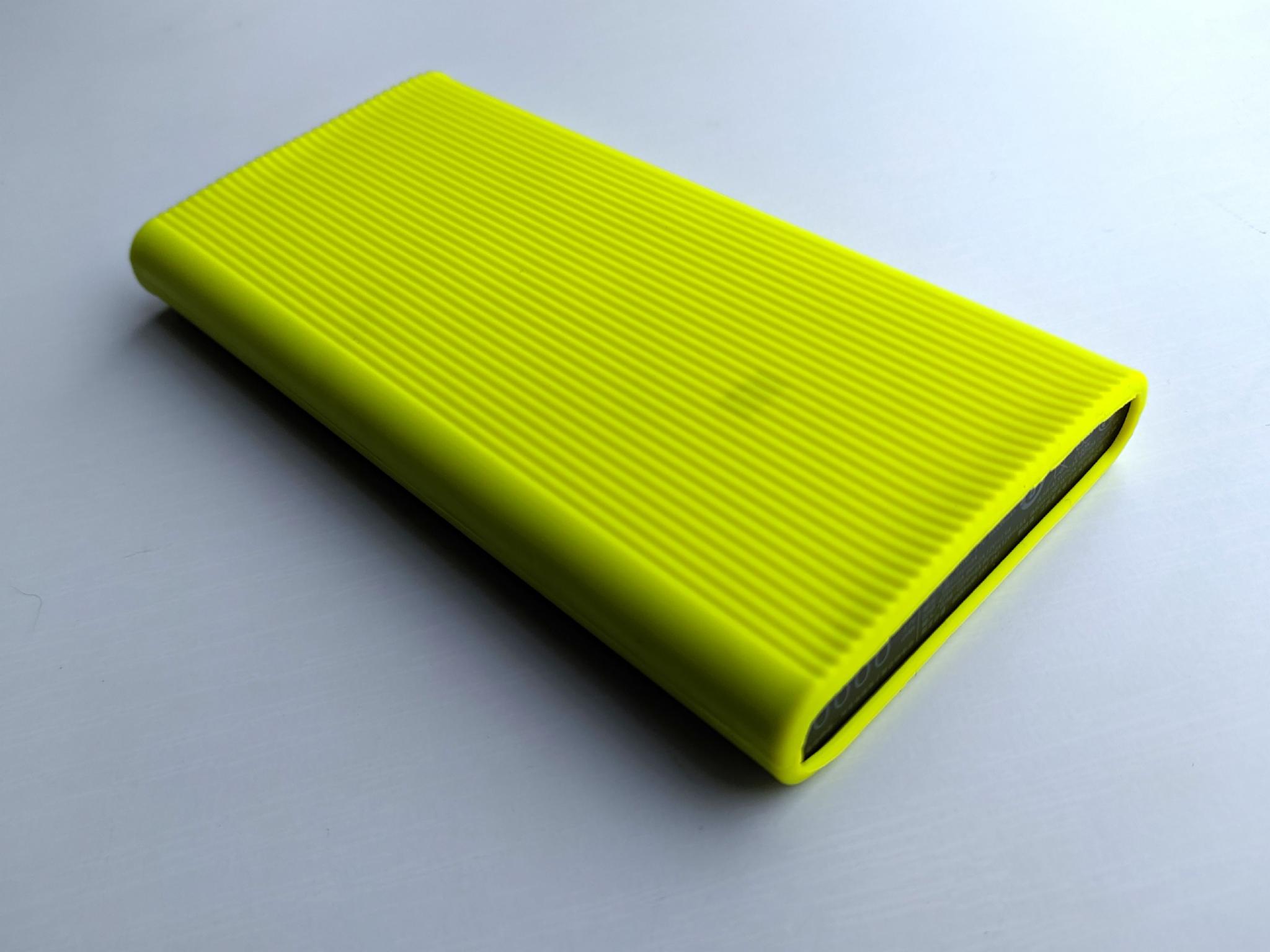 Чохол для повербанка Xiaomi Mi 3/2S/2i 10000 mAh рифлений з прорізом Салатовий (2240P) - фото 2