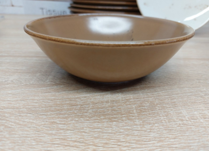 Сервиз столовый OMS TULU фарфор 6 персон 24 предмета Шоколадный/Молочный (DN24-Kahve2) - фото 5 Сервиз столовый OMS TULU фарфор 6 персон 24 предмета Шоколадный/Молочный (DN24-Kahve2) - фото 5