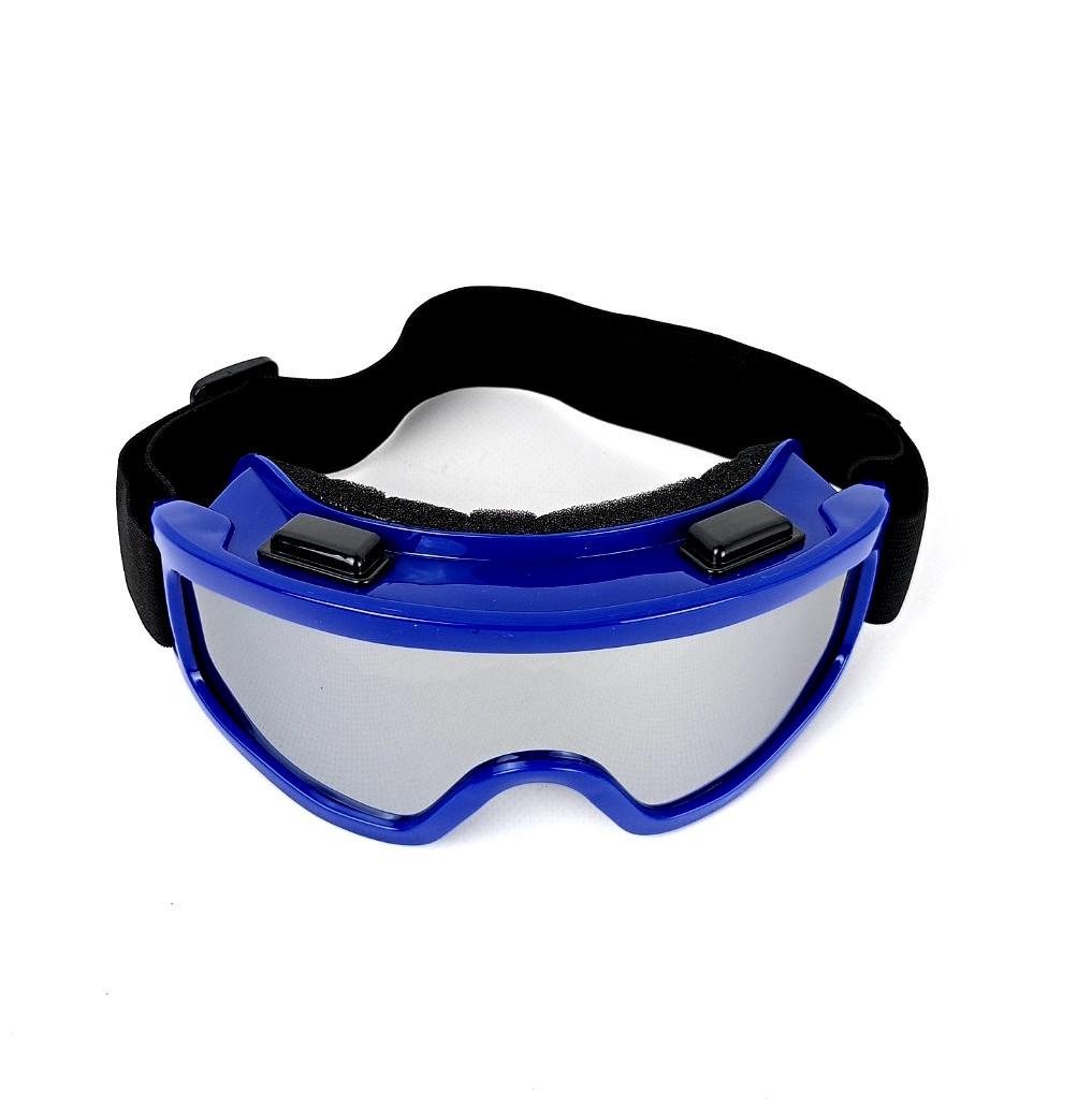 Маска-очки для спорта с вентиляцией зеркальная линза Синий (МГ-1001-59) - фото 6