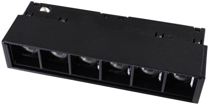 LED-прожектор трековий магнітний Lezard GS-6T з лінзами 6 Вт 4000К Чорний (27803461)