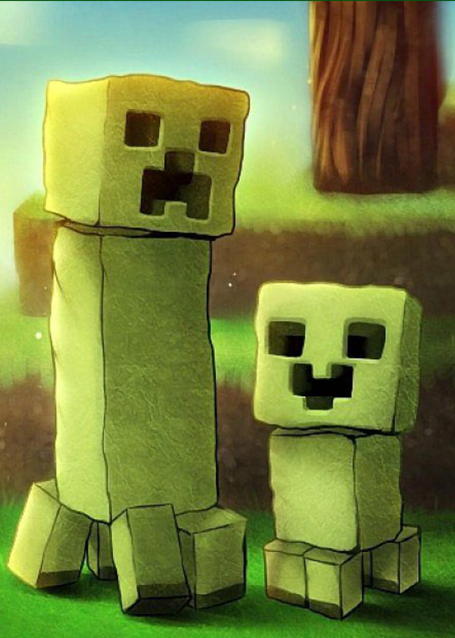 Картина GeekLand Minecraft Крипер (MC.09.177)