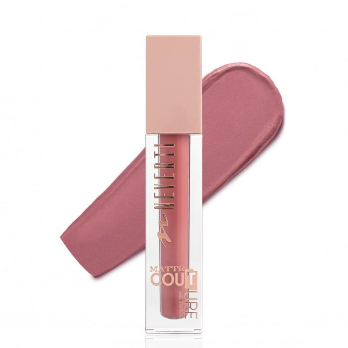 Помада рiдка матова для губ Neverti MATTE COUTURE LIQUID NP804 101 Nude Romance
