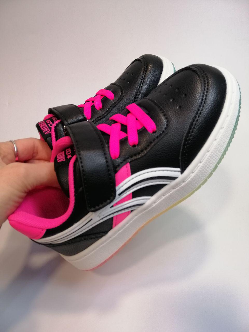 Кросівки для дівчинки American Club р. 32 20 см Чорний (71/33) - фото 3 Кросівки для дівчинки American Club р. 32 20 см Чорний (71/33) - фото 3