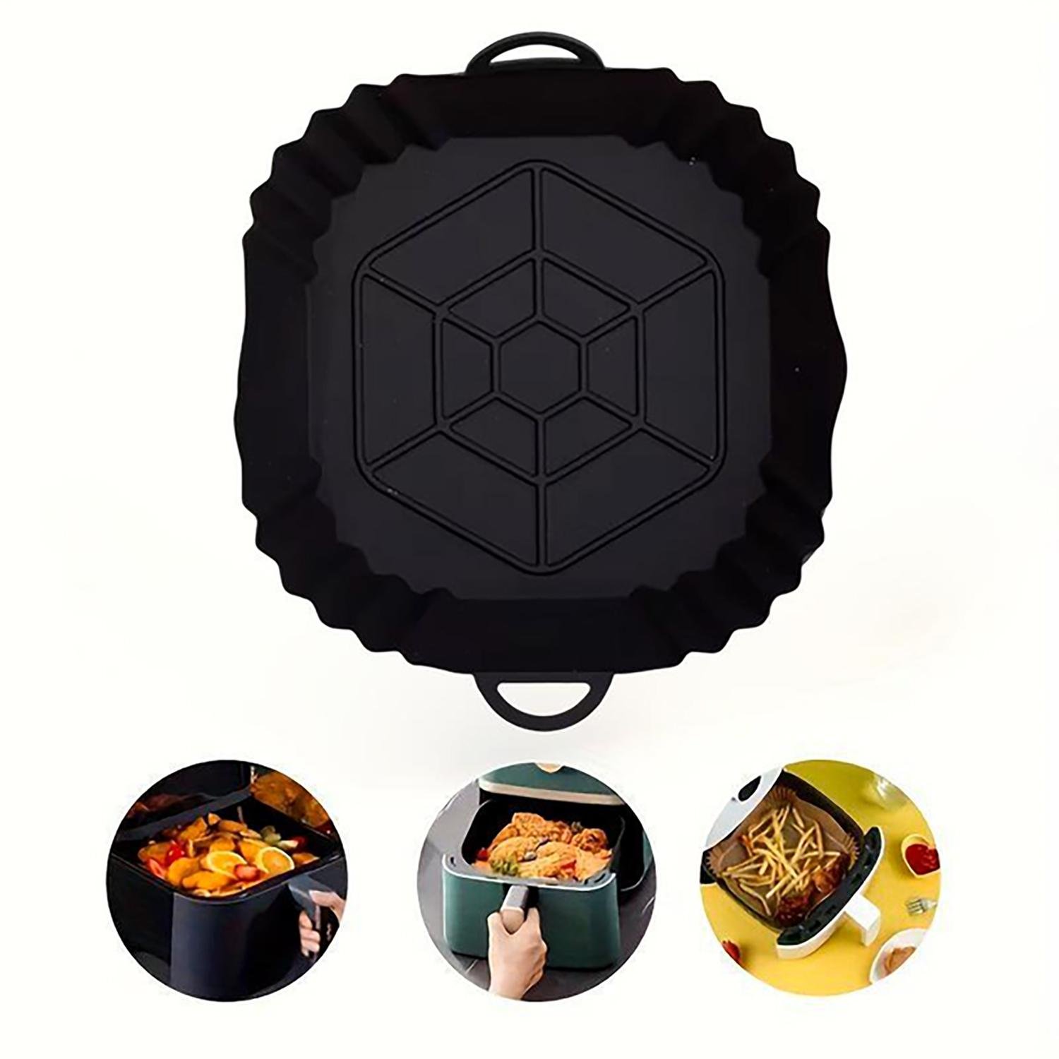 Форма силіконова для печі квадратна 20х20 см Рожевий (26644927) - фото 3 Форма силіконова для печі квадратна 20х20 см Рожевий (26644927) - фото 3