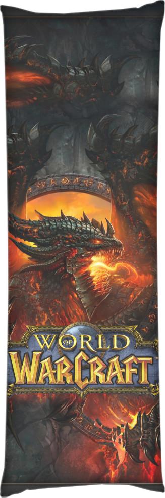 Подушка дакимакура World of Warcraft Art 60x180 см (14094733)