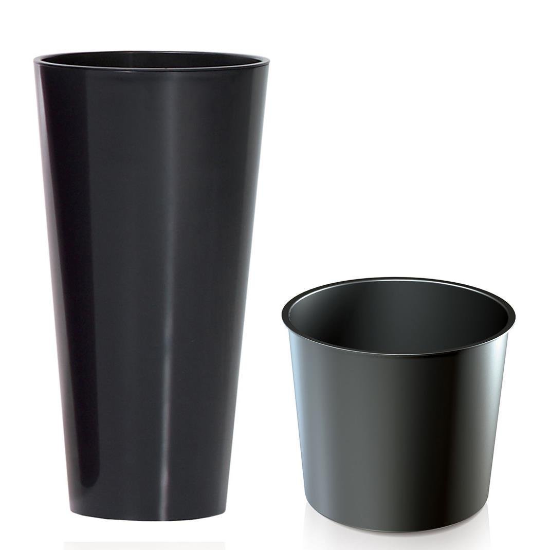 Горшок для цветов Prosperplast TUBUS 25х23 см Антрацит (74951-433)