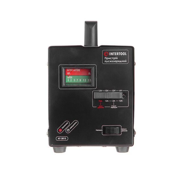 Пускозарядное устройство Intertool AT-3013 6 В-12 В 220 В 70 А - фото 4