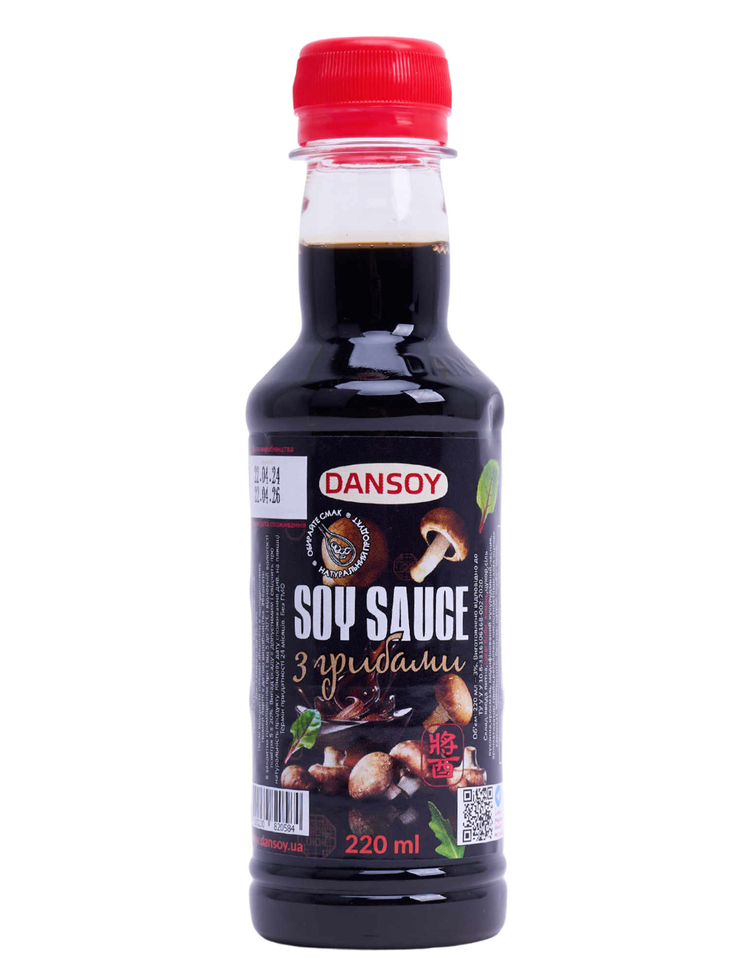Соус соєвий з грибами Dansoy 220 мл (657)