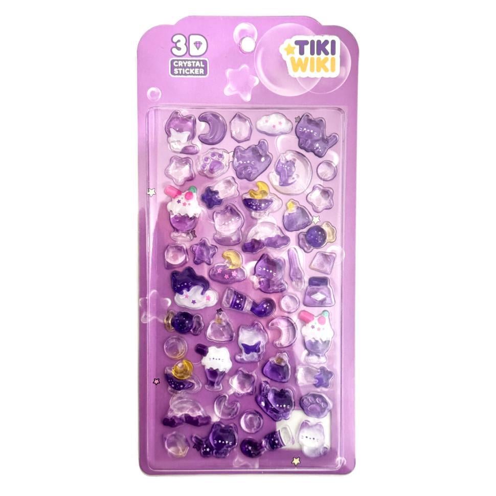 Набір 3D-наклейок Тики зіркові сни Tiki Wiki серії Crystal Кольоровий (TN-162-N-136)