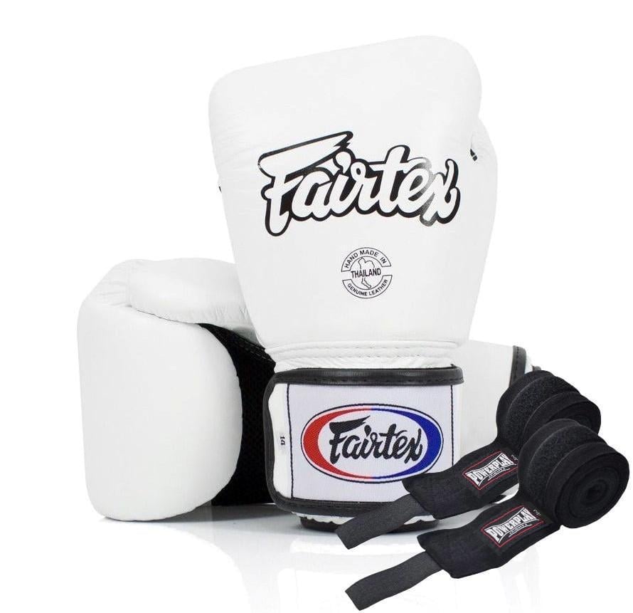 Боксерские перчатки FAIRTEX BGV1 14 бинтов бинтов в комплекте White (3070041650)