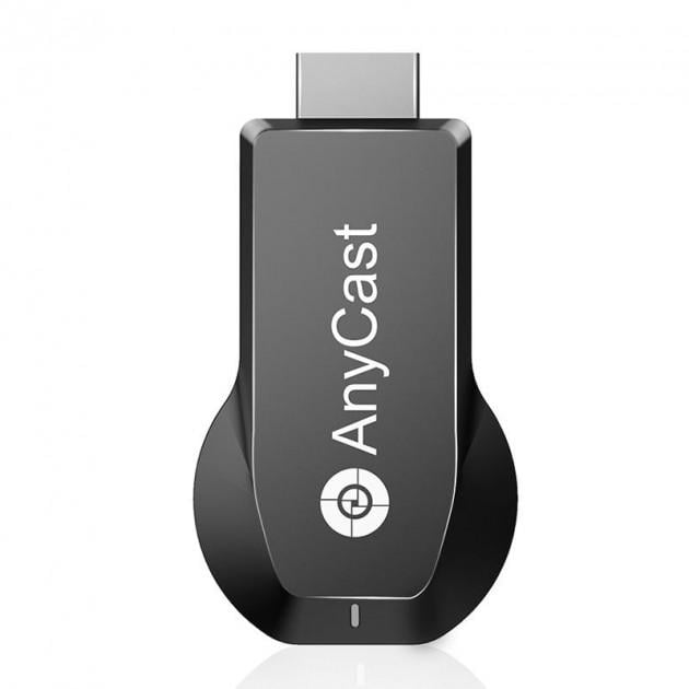 Медіаплеєр бездротовий AnyCast M4 Plus TV WiFi HDMI ретранслятор Чорний - фото 1