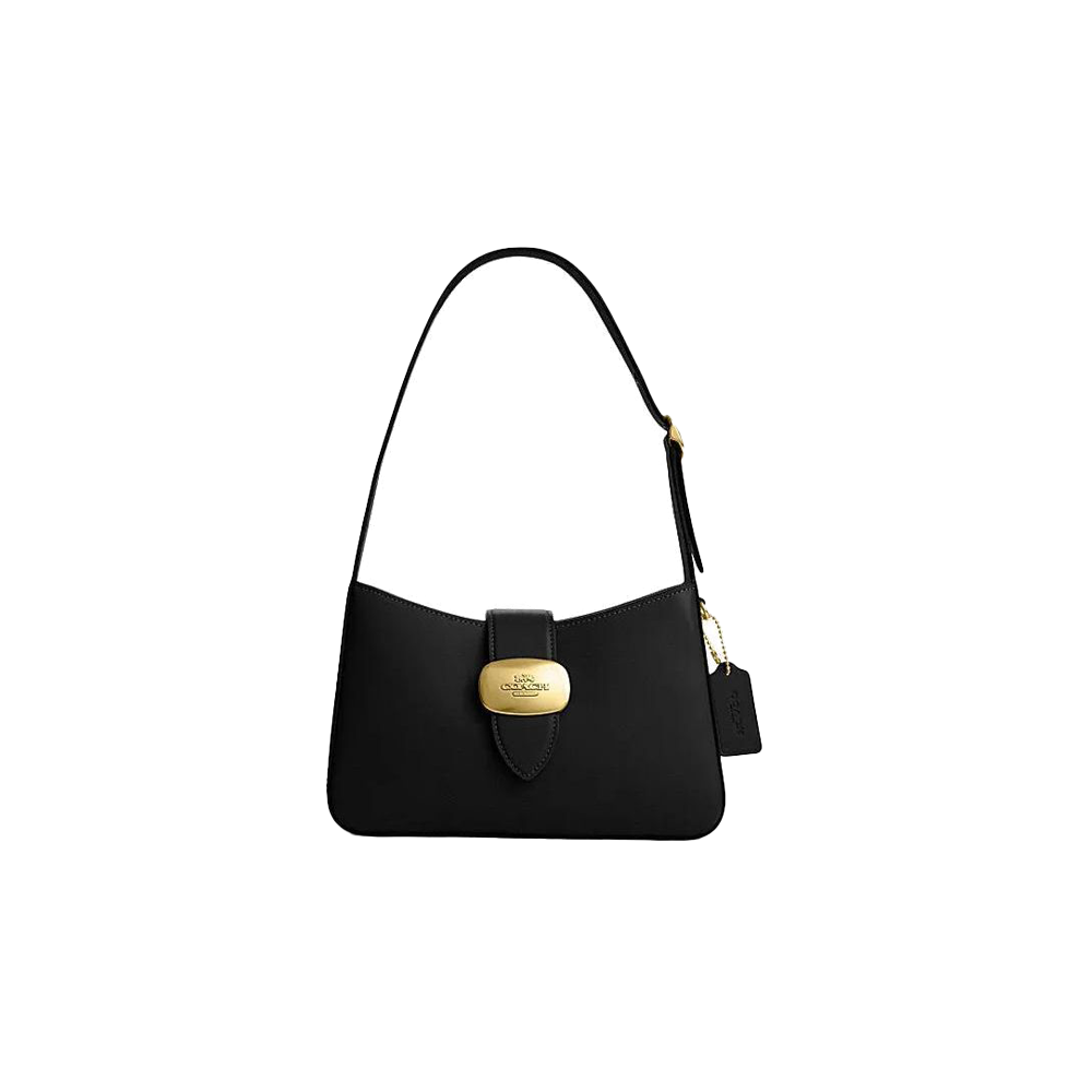 Сумка женская Coach Eliza Shoulder Bag Gold/Black (CH73)