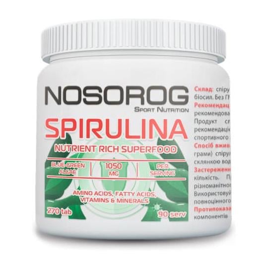 Спирулина NOSOROG Spirulina 270 капс. (20652-01)