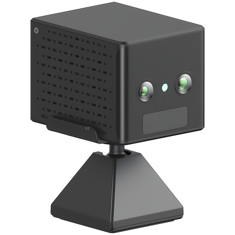 Камера видеонаблюдения беспроводная Camsoy S60G 4G мини с двойной линзой и датчиком движения 3 Мп 2К iOS/Android