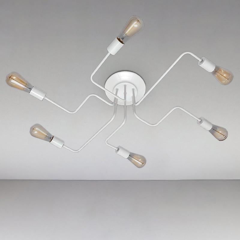 Люстра потолочная паук Light House LS-13174-6 Белый