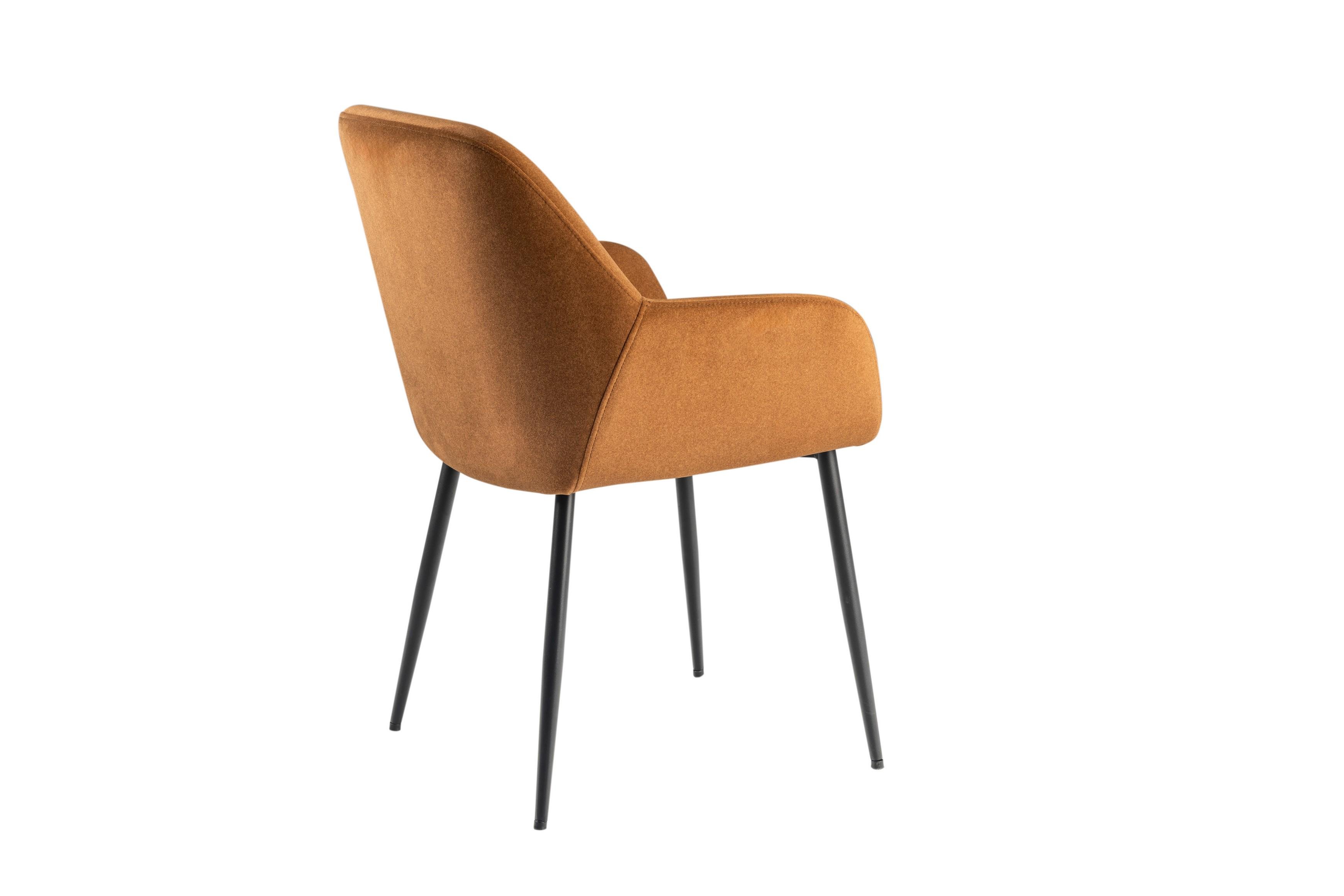 Стілець обідній Vetro M-220 Карамель/Чорний - фото 3 Стілець обідній Vetro M-220 Карамель/Чорний - фото 3