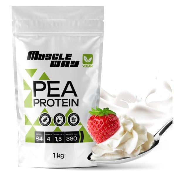 Протеин гороховый MuscleWay Vegan Крем-сливки 84% белка на 33 порции 1 кг (21-125-pp-mv-rs-1kg.7) Протеин гороховый MuscleWay Vegan Крем-сливки 84% белка на 33 порции 1 кг (21-125-pp-mv-rs-1kg.7)