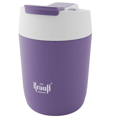 Термокухоль Krauff з нержавіючої сталі для кави/чаю 480 мл Фіолетовий (26-309-017)