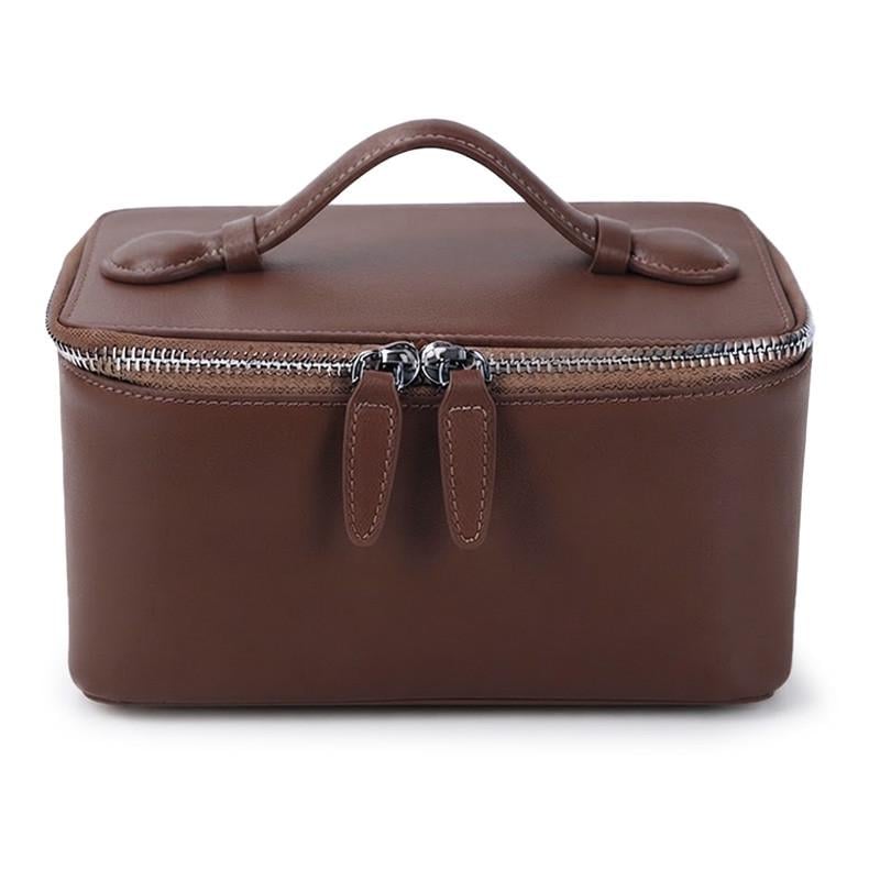 Косметичка женская Lesko #9010 каркасная Brown (37275074)