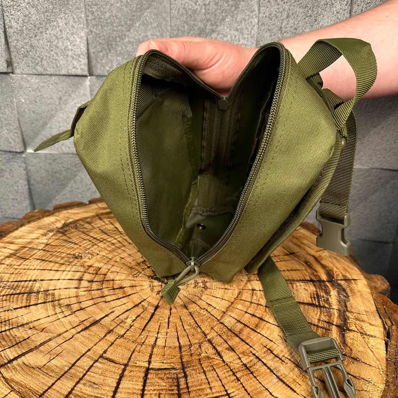 Подсумок для аптечки быстрого сброса стандарт НАТО Оливковый - фото 2 Подсумок для аптечки быстрого сброса стандарт НАТО Оливковый - фото 2