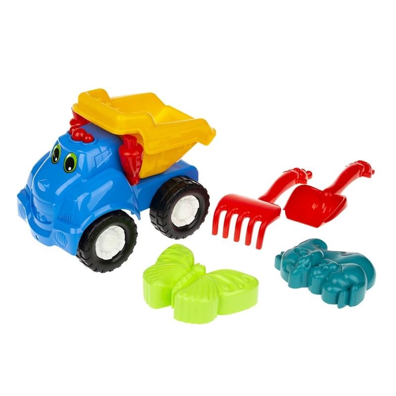 Песочный набор Colorplast 0138 Самосвал Синий