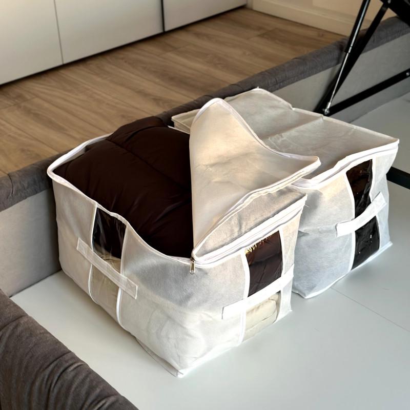 Сумка для зберігання речей XL Білий (Hs-XL-wh) - фото 2 Сумка для зберігання речей XL Білий (Hs-XL-wh) - фото 2