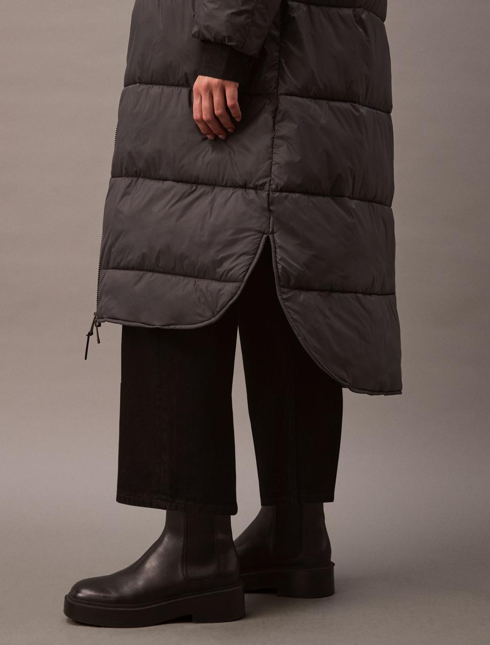 Куртка зимова довга жіноча Calvin Klein XS Сірий (2454142080) - фото 4 Куртка зимова довга жіноча Calvin Klein XS Сірий (2454142080) - фото 4