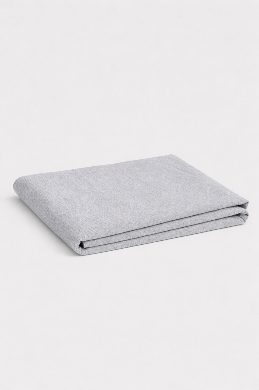 Простирадло Owl Gray з вареної бавовни 180x220 см Сірий (2980131517) Простирадло Owl Gray з вареної бавовни 180x220 см Сірий (2980131517)