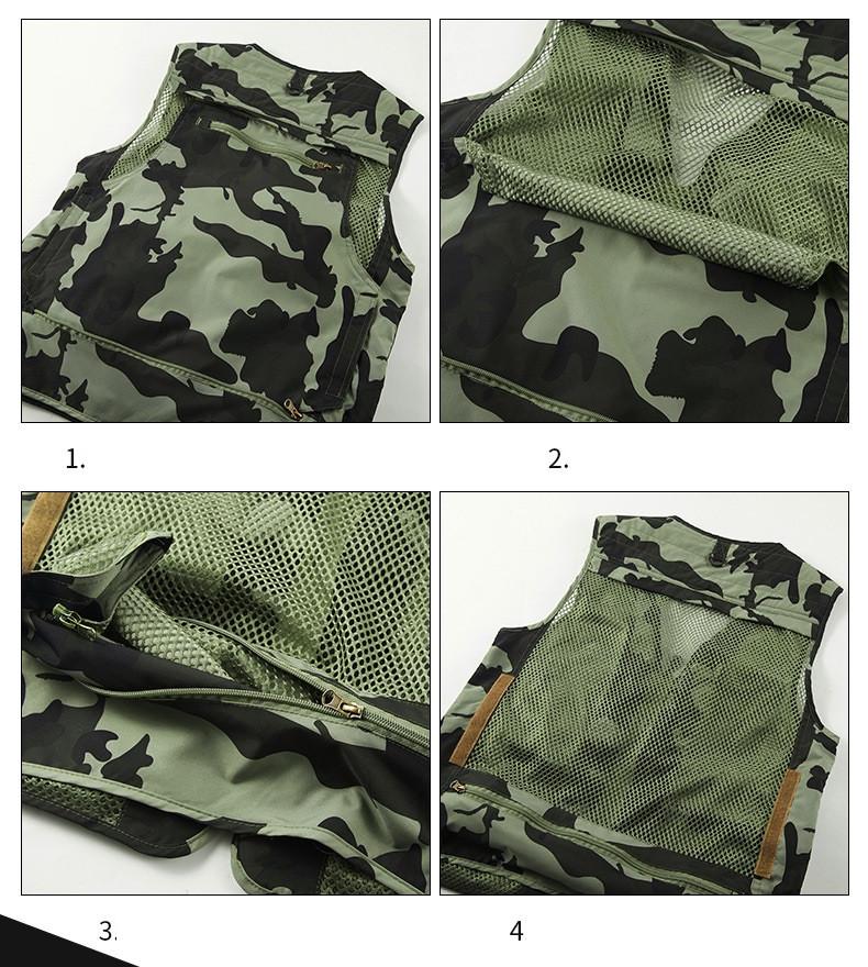 Жилет JP для охоты/рыбалки/туристов/фотографов 2XL Камуфляж (04481) - фото 5