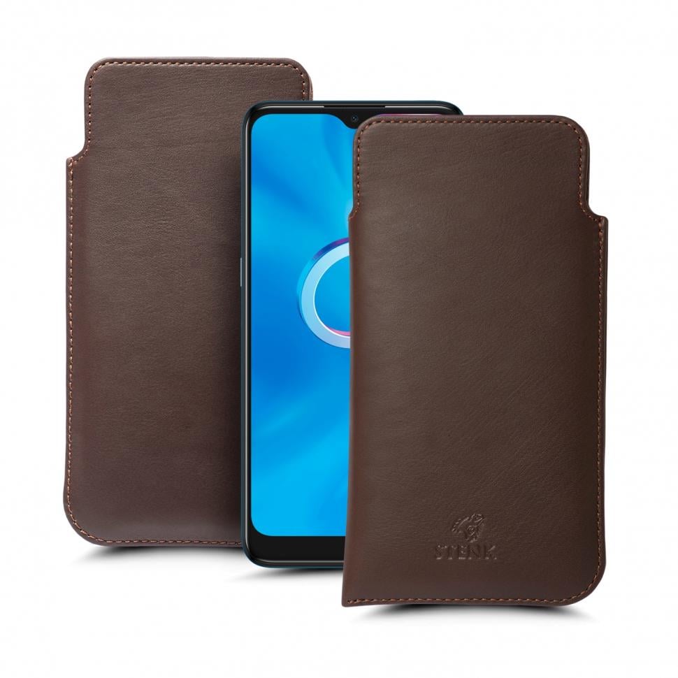 Футляр Stenk Elegance для Alcatel 1SE (2020) Коричневый (67406) Футляр Stenk Elegance для Alcatel 1SE (2020) Коричневый (67406)