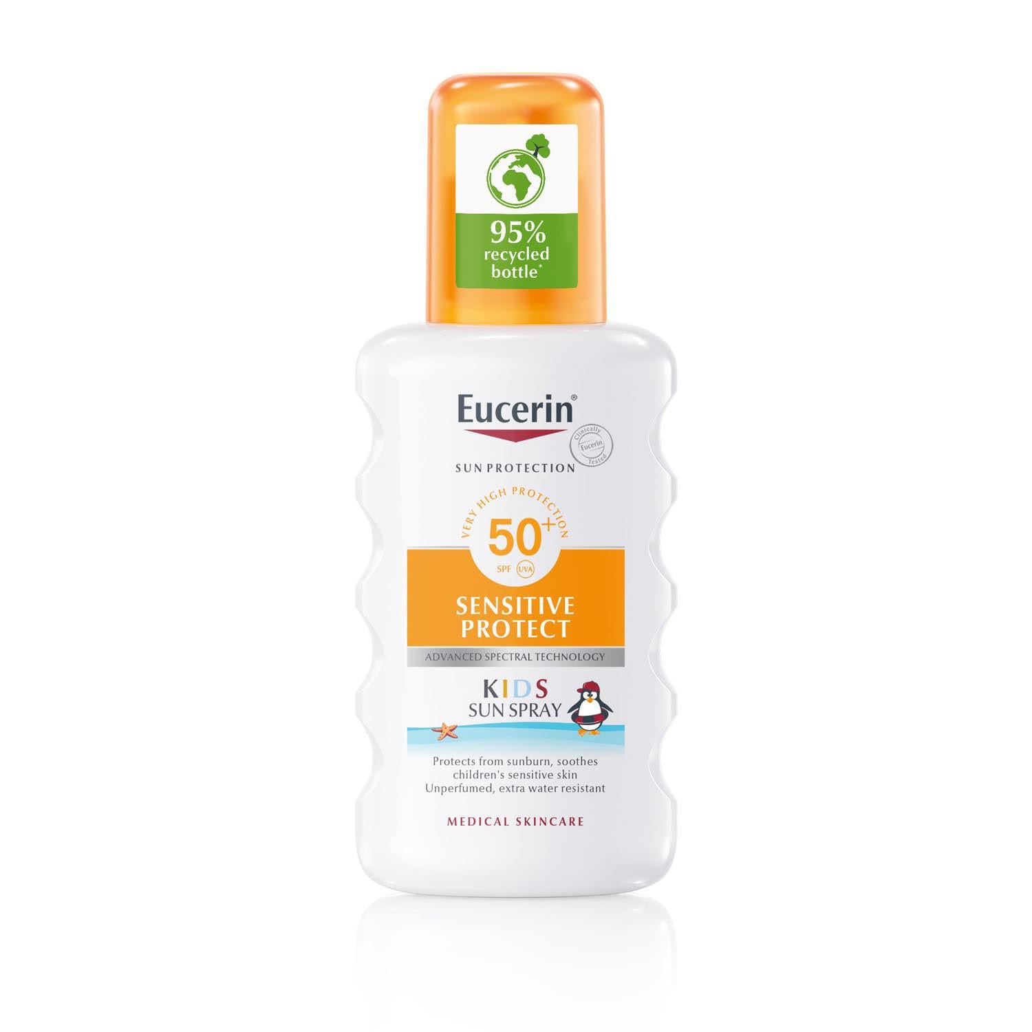 Спрей детский солнцезащитный Eucerin Sensitive Protect Kids Sun Spray SPF 50+ 200 мл (2445261817)