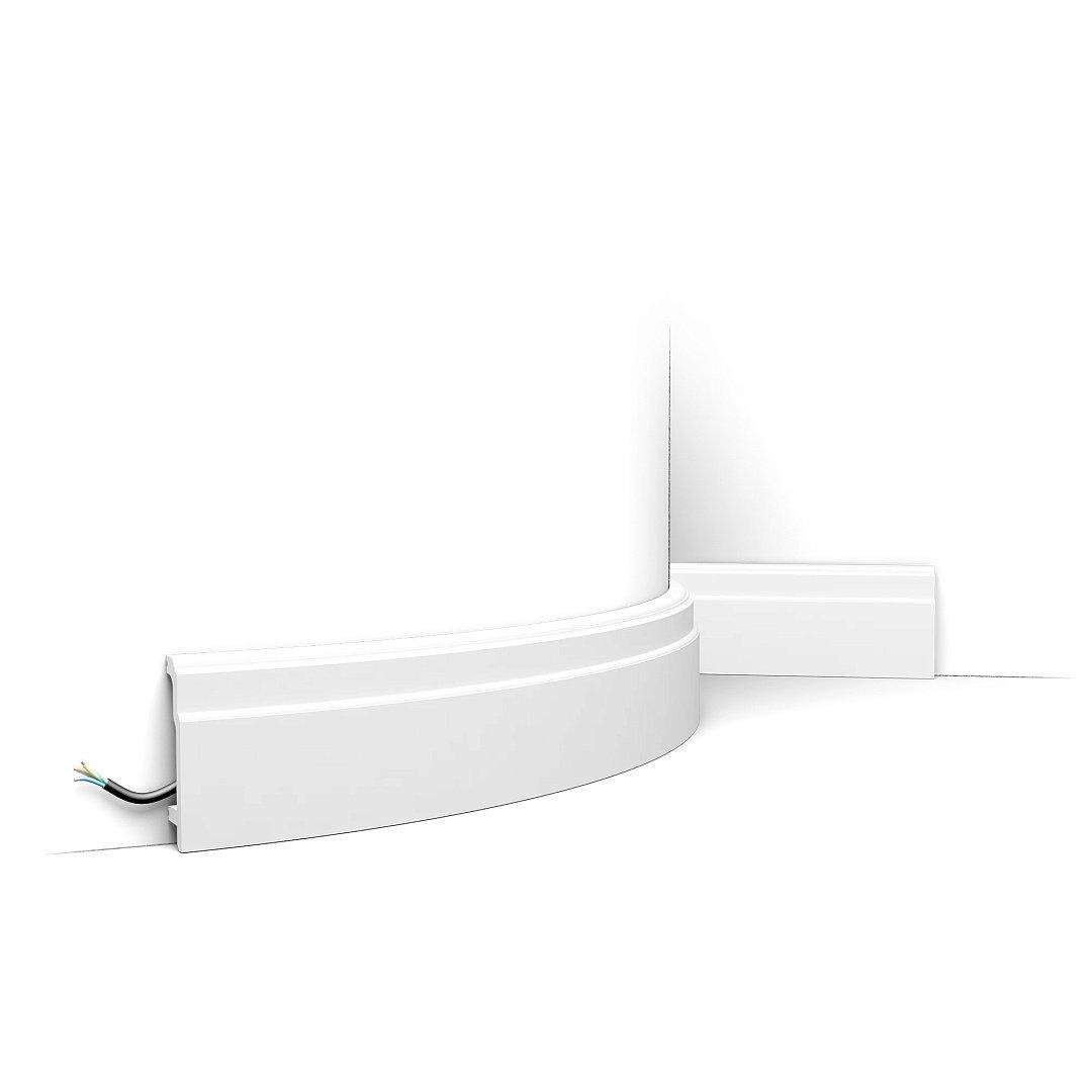 Плинтус дюрополимерный Orac SX155 гибкий 108х25х2000 мм (29282893)