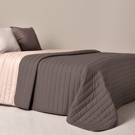 Покривало Ідея Стиль Люкс двостороннє шоколад/молоко 220х240 (19128) - фото 1 Покривало Ідея Стиль Люкс двостороннє шоколад/молоко 220х240 (19128) - фото 1