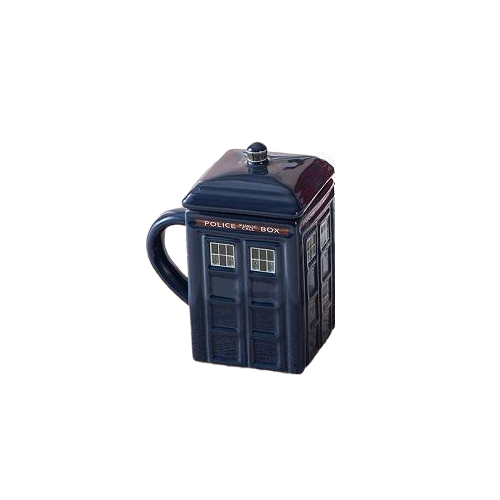 Чашка керамічна Stenson YG01183 450 мл Синій (543951)