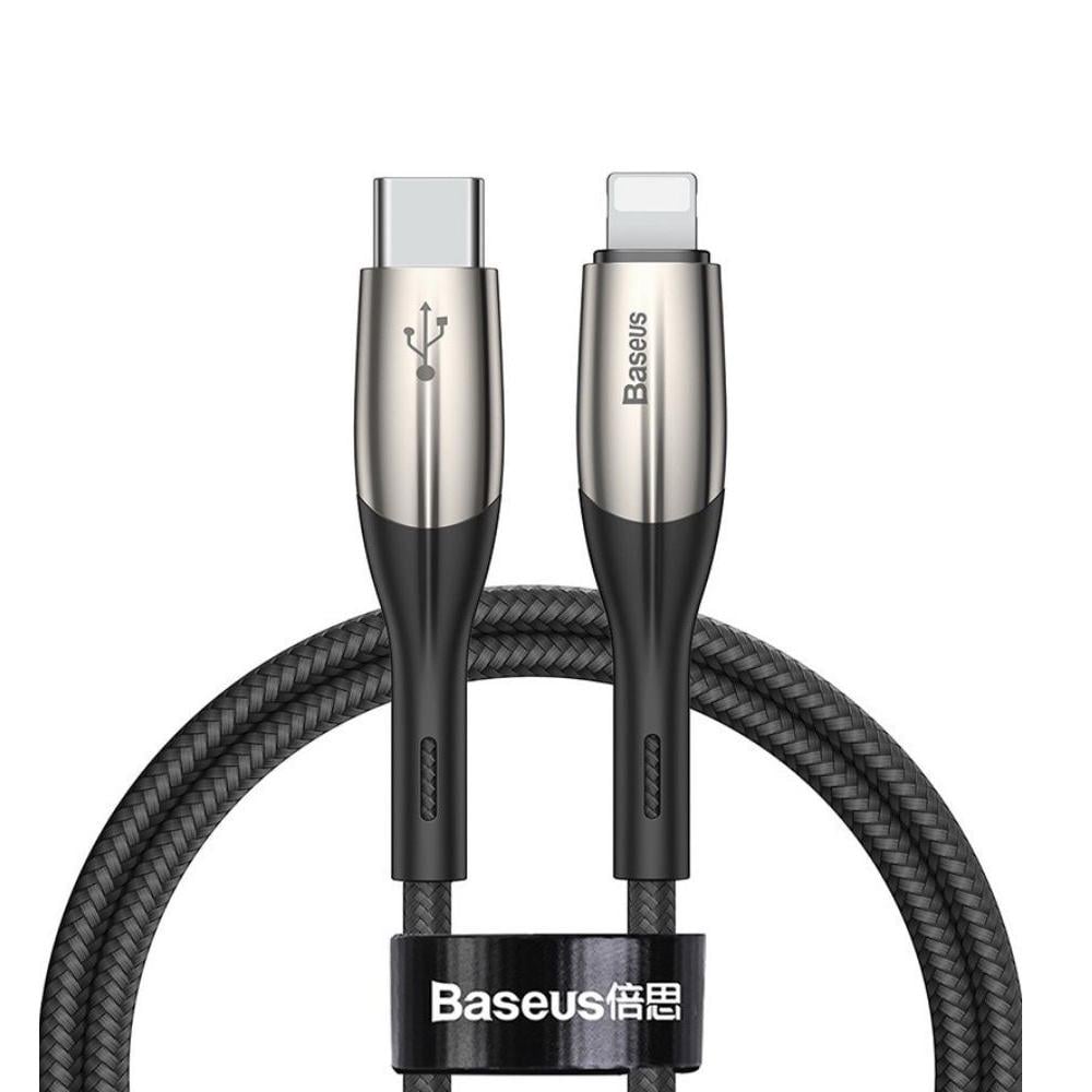 Кабель Baseus Horizontal Data Cable Type-C to iP PD 18W 1 м Black