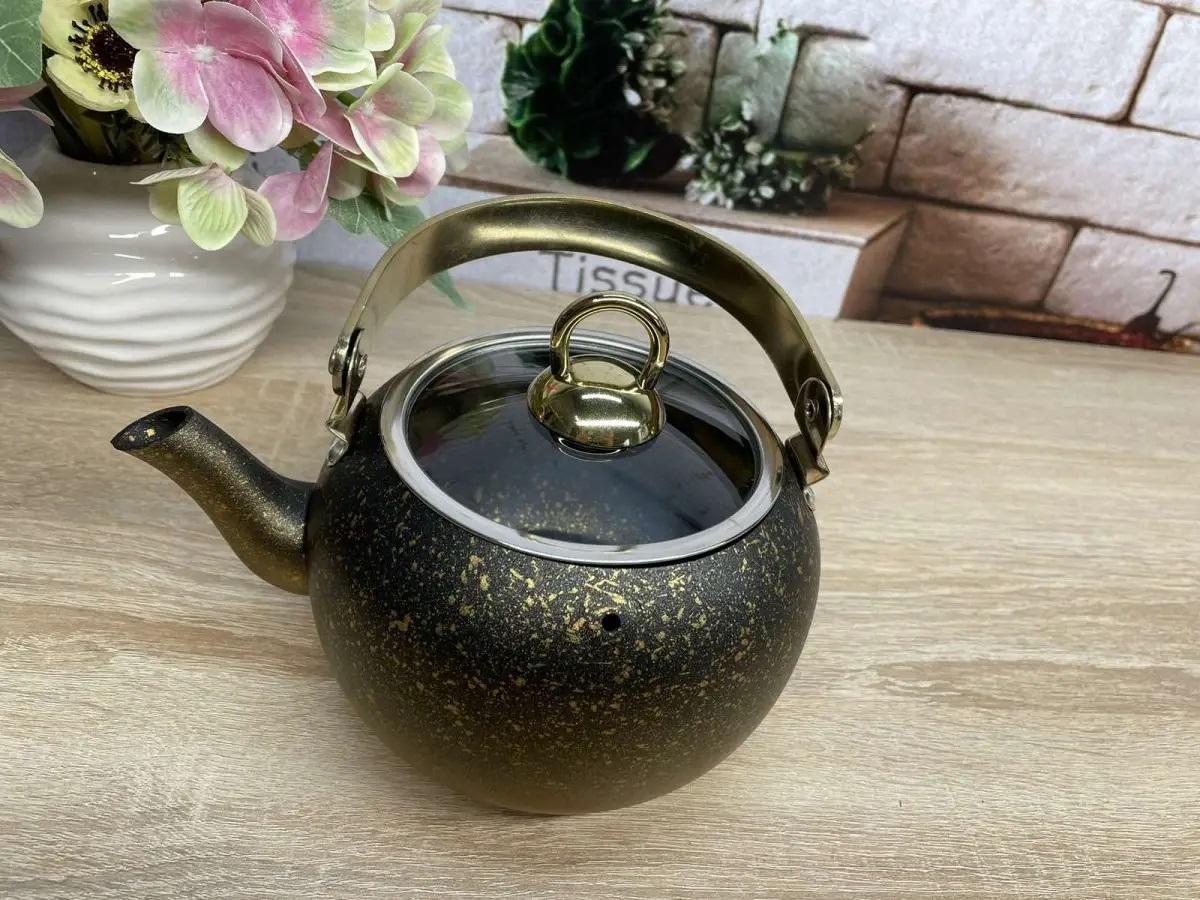 Чайник OMS Collection 8212-S 1 л Gold (85230) - фото 7 Чайник OMS Collection 8212-S 1 л Gold (85230) - фото 7