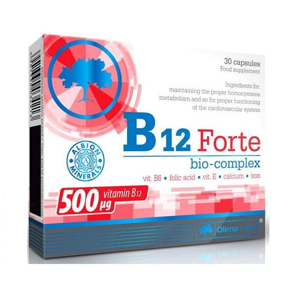 Витамин B для спорта Olimp Nutrition B12 Forte 30 Caps