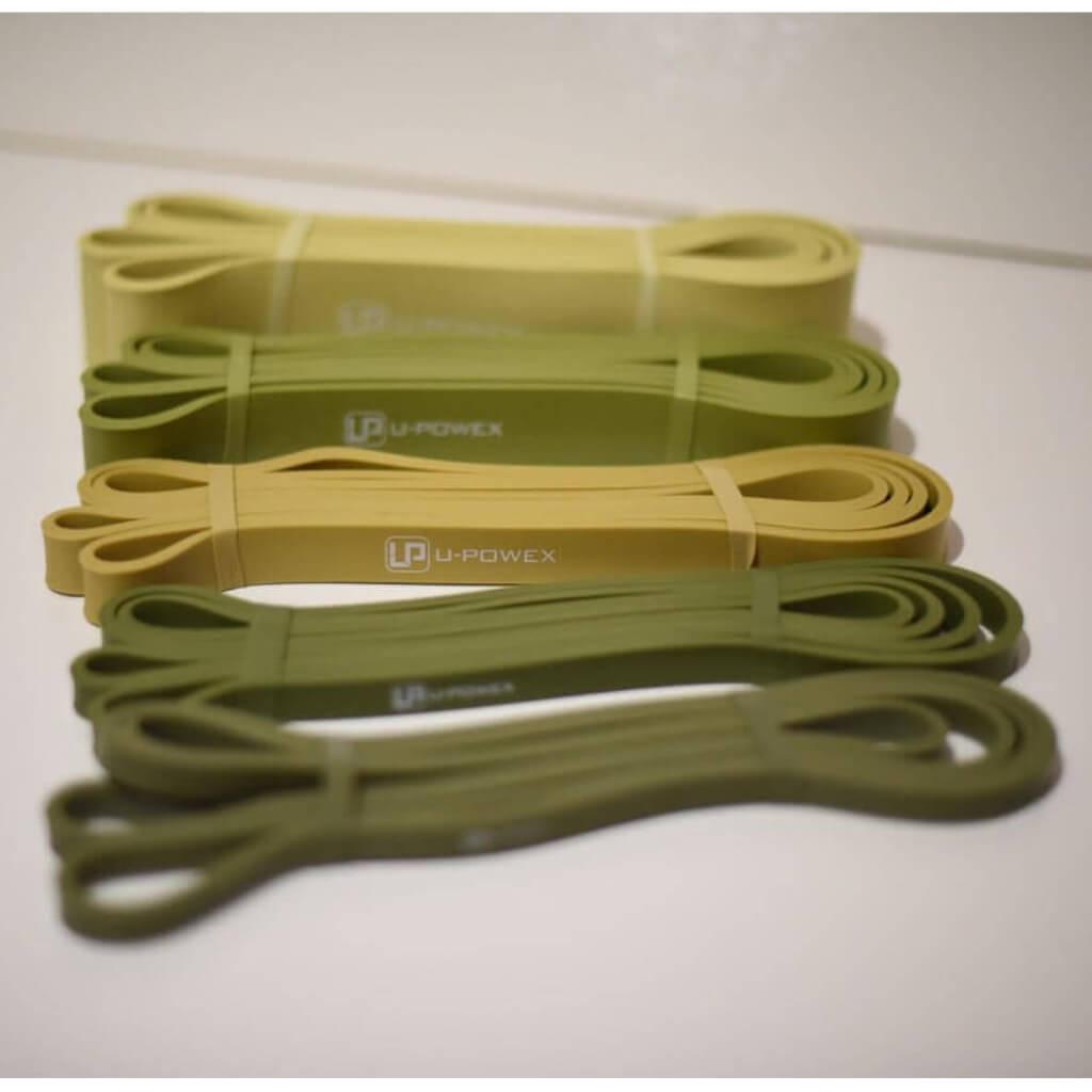 Петли для тренировок и подтягиваний U-Powex латексные 4-57 кг 5 шт. - фото 3