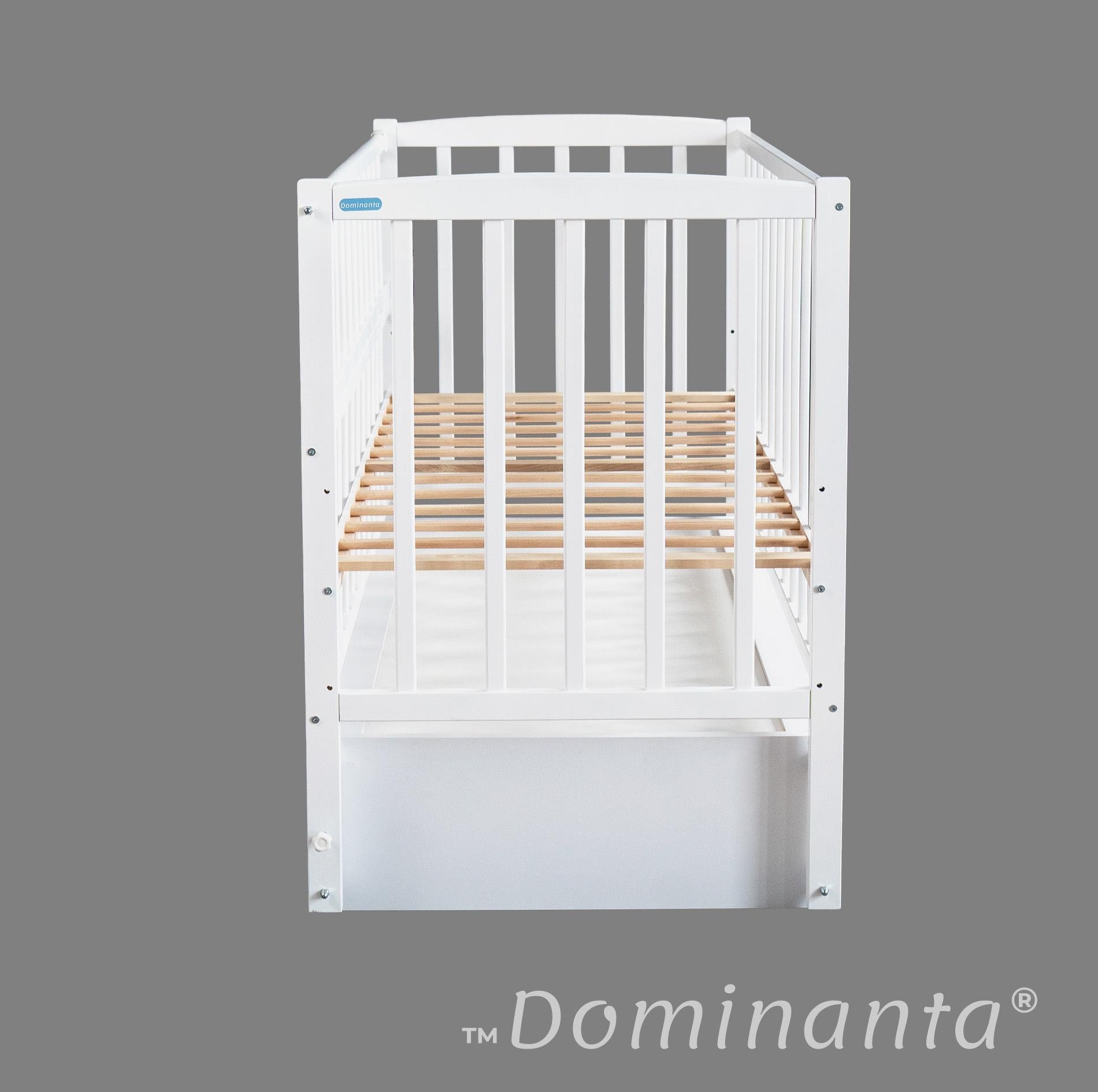 Детская кроватка Домінанта Комфорт с ящиком Белый - фото 6