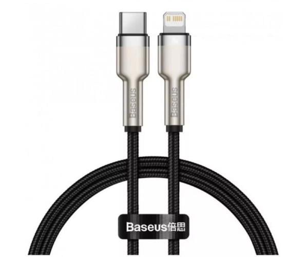 Кабель Data BASEUS Cafule Series Type-C to Lightning PD20W 0,25 м Black