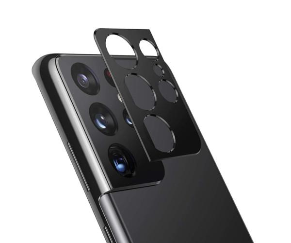 Защитная рамка на заднюю камеру Epik Screen Saver для Samsung Galaxy S21 Ultra Черный